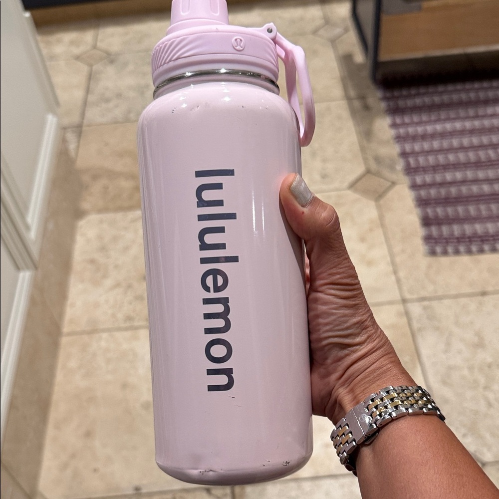 Lululemon Pink Water Bottle